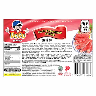 Dodo Crab Flavoured Stick, 250g
