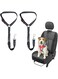 MAKINGTEC Dog Seat Belt, 2 Pack Adjustable Strong Safety Harness for Small, Medium and Large Pets, Reflective Elastic Bungee Connect Dog Harness in Vehicle Travel Daily Use