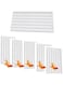ELECDON 6 PCS Aquarium Fish Tank Divider Plastic Egg Crate Tray Grid Isolation Bottom Board Fish Separator for Mixed Breeding(White, 30 cm x 15cm)