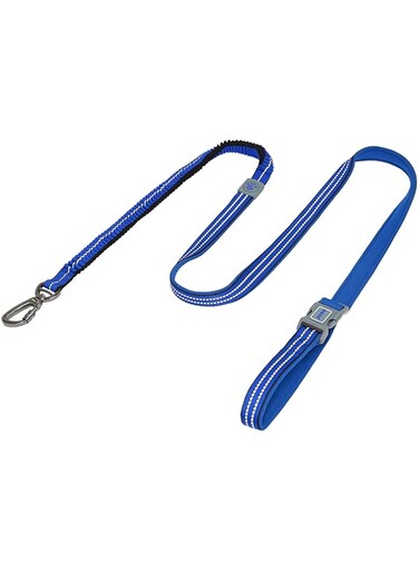 Doco Dcv2072M Vario Easy Snap Bungee Reflective Leash, Medium, Blue