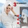Xclusives Premium Cotton Bath Towels Set of 2 (70 x 140 cm) Soft, Highly Absorbent, Quick Dry Towel - Perfect Towels for Bathroom, Gym Towel, Spa &amp; Hotel (Brilliant White)