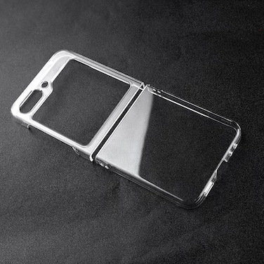 Case for Samsung Galaxy Z Flip 5 Case [Slim Fit] Hard Transparent PC Cover, Shock-proof Bumper Phone Case for Samsung Galaxy Z Flip5 5G 2023- Crystal Clear
