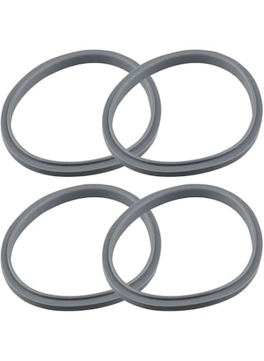 Seal Ring Gaskets Replacement with Lip, Pack of 4, Seal Gasket Replacement for Bullet Blender, Gasket O-Ring Replacement for 900 Series, Compatible with Nutribullet (One size)