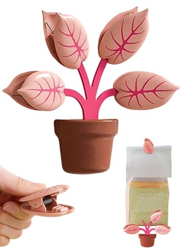 Pack Chip Clips Bag Clips, Magnetic Bag Clip for Food Storage Heavy Duty, Plastic Food Clip for Chips, Snack, Kitchen, Refrigerator, Garden, Sewing, Fabric, Clothes Pins