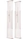 Linus Adjustable Deep Drawer Organizer Clear Set of 2 &acirc;&euro;&ldquo; Expandable Plastic Drawer Dividers for Kitchen, Bathroom &amp; Office Storage, Custom Fit Deep Drawer Organizer