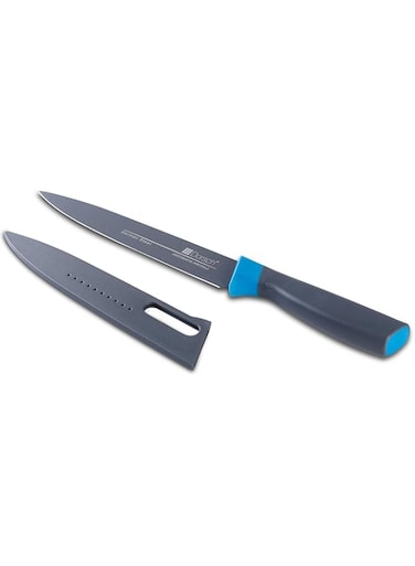 Dorsch Danish Design 8-Inch Carving Knife   Premium High-Carbon German Steel Blade   Ultra-Sharp Precision Edge   Rust-Proof &amp; Hygienic Non-Stick Coating   Protective Sheath Included (8 Inch Knife)