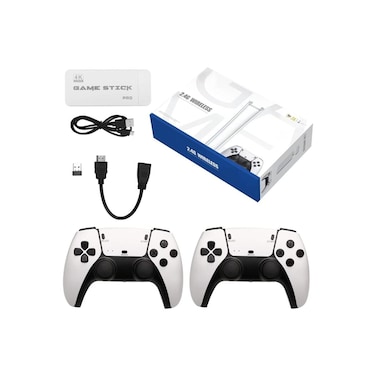 Retro Gaming Console with Game Stick, 1080p HD, Plug &amp; Play TV Video Game Set for 2 Player, 2.4G