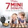 Electric Donut Maker 7 Cavity 1200W Non-Stick Plate Cool Touch Compact Black Machine