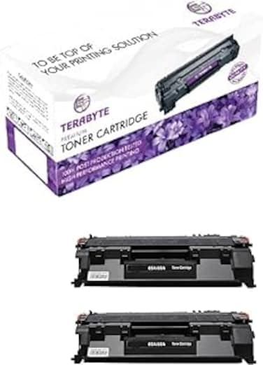 80A CE505A / CF280A Compatible Toner Cartridge for use in Laserjet Pro 400 M401a M401d M401n P2030 2035 P2050 Printer (Pack of 2)
