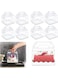 10 PCS Clear Transparent Cake Boxes, Sturdy Baking Cake Containers, Ideal for Displaying Desserts, Cakes, Candies, and Chocolates, Easy Carry Design for Any Bakery or Home Use