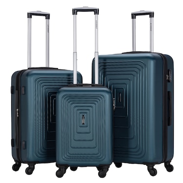 STARGOLD Luggage 3 Piece Hardside Luggage Set, ABS Lightweight Suitcase 360&deg; Spinner Wheels, Expandable Zipper With Number Lock 20/24/28 Inch