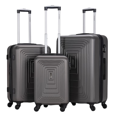 STARGOLD Luggage 3 Piece Hardside Luggage Set, ABS Lightweight Suitcase 360&deg; Spinner Wheels, Expandable Zipper With Number Lock 20/24/28 Inch