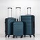 STARGOLD Luggage 3 Piece Hardside Luggage Set, ABS Lightweight Suitcase 360&deg; Spinner Wheels, Expandable Zipper With Number Lock 20/24/28 Inch