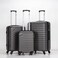 STARGOLD Luggage 3 Piece Hardside Luggage Set, ABS Lightweight Suitcase 360&deg; Spinner Wheels, Expandable Zipper With Number Lock 20/24/28 Inch