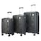 مجموعة حقائب سفر VIPTOUR مكونة من 3 قطع، مصنوعة من مادة البولي بروبيلين الناعمة، مزودة بثماني عجلات وسحاب متين، متوفرة بأحجام 20/24/28 بوصة.