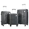 مجموعة حقائب سفر VIPTOUR مكونة من 3 قطع، مصنوعة من مادة البولي بروبيلين الناعمة، مزودة بثماني عجلات وسحاب متين، متوفرة بأحجام 20/24/28 بوصة.