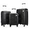 VIPTOUR Luggage Set of 3 PCS PP Softside 8 Wheels Travel Luggage Bag With Strong Zipper 20/24/28 Inches