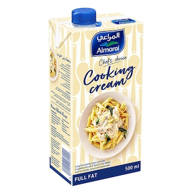 المراعي اختيار الشيف كريمة طبخ مبسترة كاملة الدسم، 500 ملل