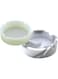 Longkins 2 Pcs Silicone Ashtray, Round, Grey&amp;White
