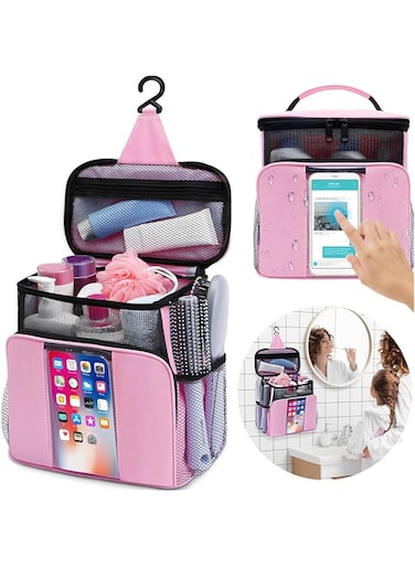 Excefore Cleaning Supplies Caddy, Shower Caddy Portable, Dorm Room Essentials for College Students Girls, Portable Plastic Shower Caddy Storage Organizer Basket/Bucket for Household, Bathroom, Kitchen