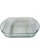 Anchor Hocking 2 Quart Basketweave Cake Dish Container, 8.5 inch Size