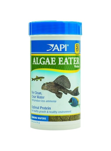 API Algae Eater Wafers Fish Food, 6.4 Oz