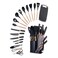 Utensil Set 19 Piece Silicone Kitchenware Heat Resistant Non stick Cooking Tool with Woode