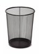Steel Mesh Round Trashcan Wastebasket for Trash or Recycle in The Home Office Garage. 27x26 CM