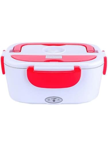 Dubai Gallery Multi-Functional Electric Heating Lunch Box With Removable Container Red/White AMZ-N33428272A