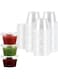 Khaleej Pack 2,000 Of 1oz Jello Shot Cups &ndash; Clear Plastic Small Containers With Tight Lids Condiment Cups Sauce Cups Souffle Cups Disposable Ketchup Cups Tiny Comfy Cups,Disposable sauce container
