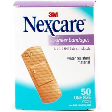 نيكسكير ضمادات شفافة 50 ضمادة