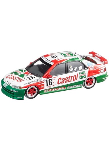 Inno64 1/64 Scale #16 Gr.A Mugen Castrol JTCC Honda Civic Ferio EG9 Car Toy