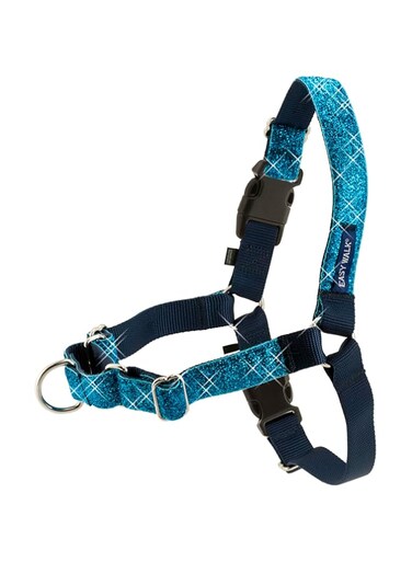 PetSafe Bling Easy Walk Harness, Large, Blue