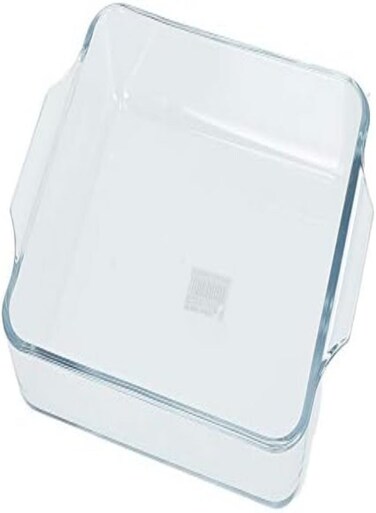 Royalford 1.5L Glass Baking Tray &acirc;&euro;&ldquo; Square Roasting And Baking Tray &acirc;&euro;&ldquo; Oven Safe Glass Roaster Pan &acirc;&euro;&ldquo; Fridge And Freezer Safe &acirc;&euro;&ldquo; Durable And Easy Clean
