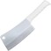 Master 7 Inch Stainless Steel Meat Cleaver (White)   Heavy-Duty Butcher Chopping Knife
