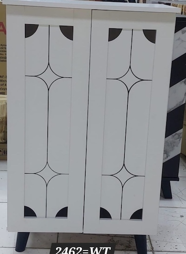 Galaxy Design Wooden Shoe Rack/Cabinet – White Color, Model GDF-MAF2462