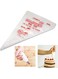Shinzy 100Pcs Disposable Icing Piping Pastry Bags, Frosting Bag Cake Cupcake Cookies Decorating Bags for Icing and Frosting- Cake and Dessert Decoration Bags (Large (24 x 35) cm)