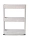 Tier Slim Tower Storage Rack White