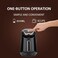 Electric Turkish Coffee Maker, 300ml Capacity, One-Button Operation, 4-Cup Coffee Machine - Black

