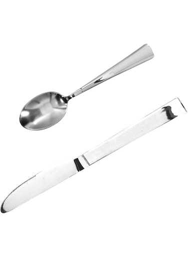 DC2941 Stainless Steel Table 3-Piece, Silver