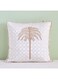 Box Sahara Palm Cushion - White Gold - 50x50cm
