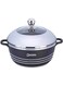 Cooking Pot Black/Silver/Clear