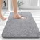 Najam Bathroom Rugs,80x50 cm Extra Soft Absorbent Chenille Bath Rugs, Rubber Backing Quick Dry, Machine Washable Bath Mats for Bathroom Floor, Tub and Shower, Home Decor Accessories, Grey
