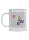 Ice Cream Printed Mug White/Black/Pink