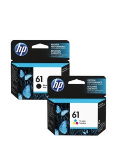Pack Of 2 61 Ink Cartridges Black/Tri-colour