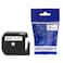 Aimo 12mm M-K231 P Touch Black on White Laminated Label Tape for Brother Aze-231 and also compatible with all 12mm tape