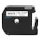 Aimo 12mm M-K231 P Touch Black on White Laminated Label Tape for Brother Aze-231 and also compatible with all 12mm tape