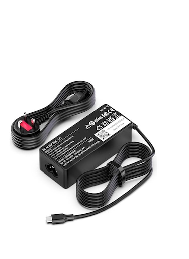 65W USB C Laptop Charger for Lenovo ThinkPad T14 T15 T480s T480 T490 T490s T580 T590 E15 E480 E490 L380 L390 X13 X280 X380 X390, Chromebook C330 S330 100e 300e 500e, Type C Power Supply AC Adapter