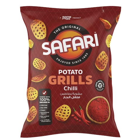 Safari Chilli Potato Grills, 60g