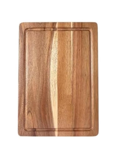 Acacia wooden tray, kitchen utensils, household dining plate, square with sink, Acacia wooden tray, cutting board